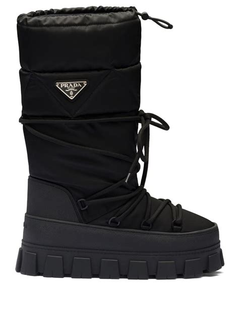 prada boots damen mit taschen|prada moon boots.